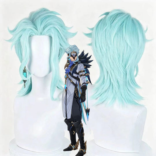 【In Stock】Game Genshin Impact Cosplay Il Dottore Cosplay Wig