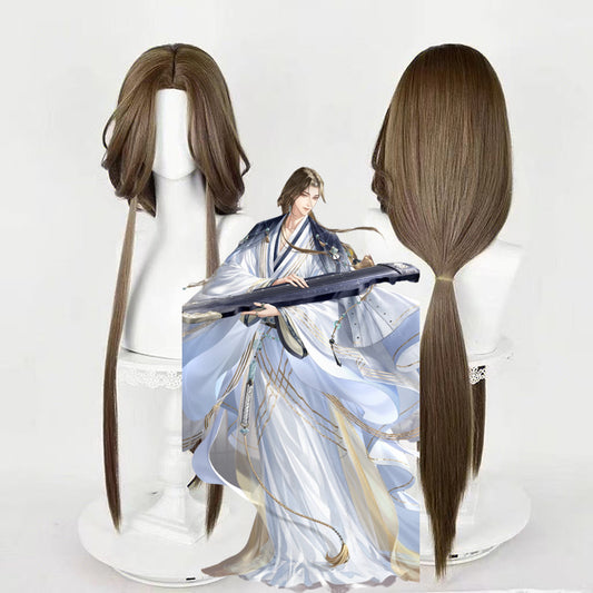 【In Stock】Game Ashes of the Kingdom Cosplay Zhou Yu Cosplay Wig