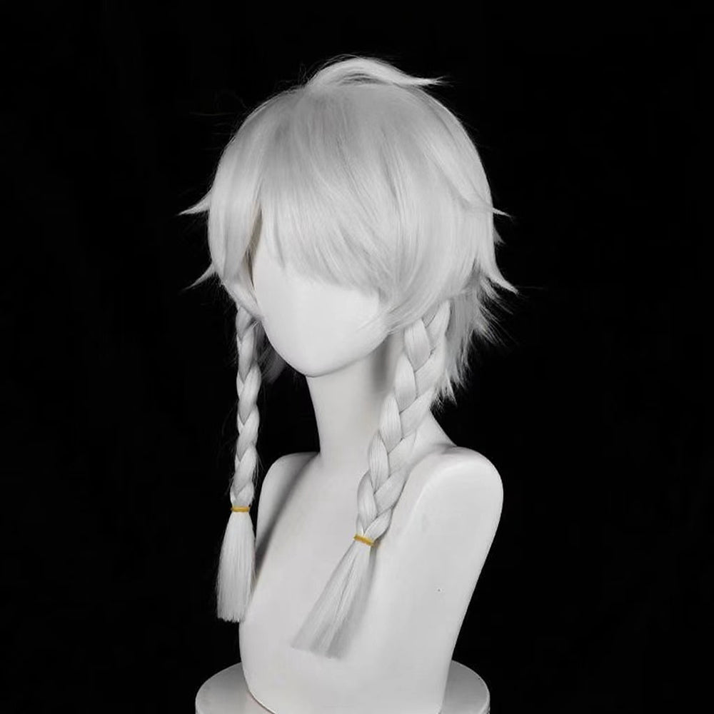 【In Stock】Game Identity Ⅴ Cosplay Night Watch Grave Keeper Seer Eli Clark White Cosplay Wig