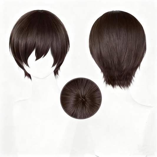 【In Stock】Anime Ouran High School Host Club Cosplay ふじおかハルヒ Fujioka Haruhi Cosplay Wig