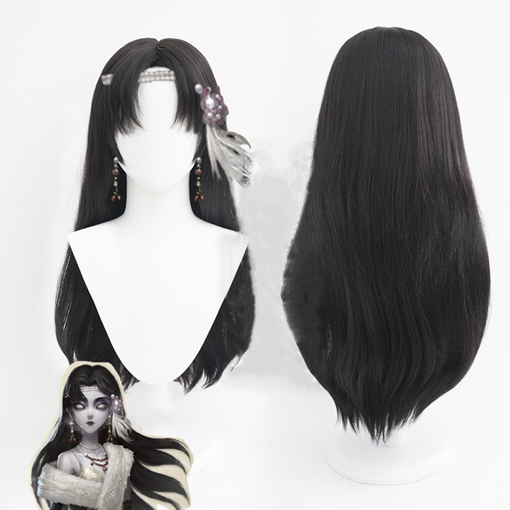 【In Stock】Game Identity Ⅴ Cosplay Michiko Geisha: Red Butterfly Cosplay Wig Long Hair