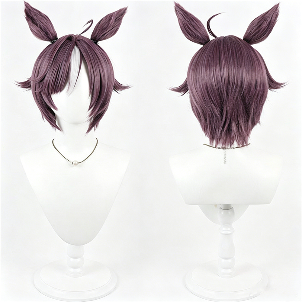 【In Stock】Game Umamusume:Pretty Derby Cosplay ビリーヴ Believe Cosplay Wig With Ears and Tail