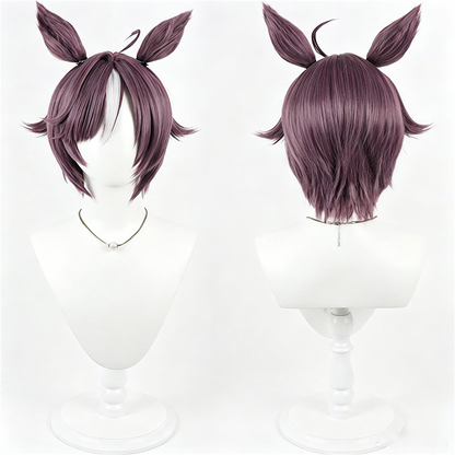 【In Stock】Game Umamusume:Pretty Derby Cosplay ビリーヴ Believe Cosplay Wig With Ears and Tail
