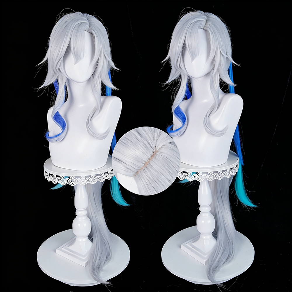 【In Stock】Game Genshin Impact Cosplay Neuvillette: Melusent Gift Cosplay Wig