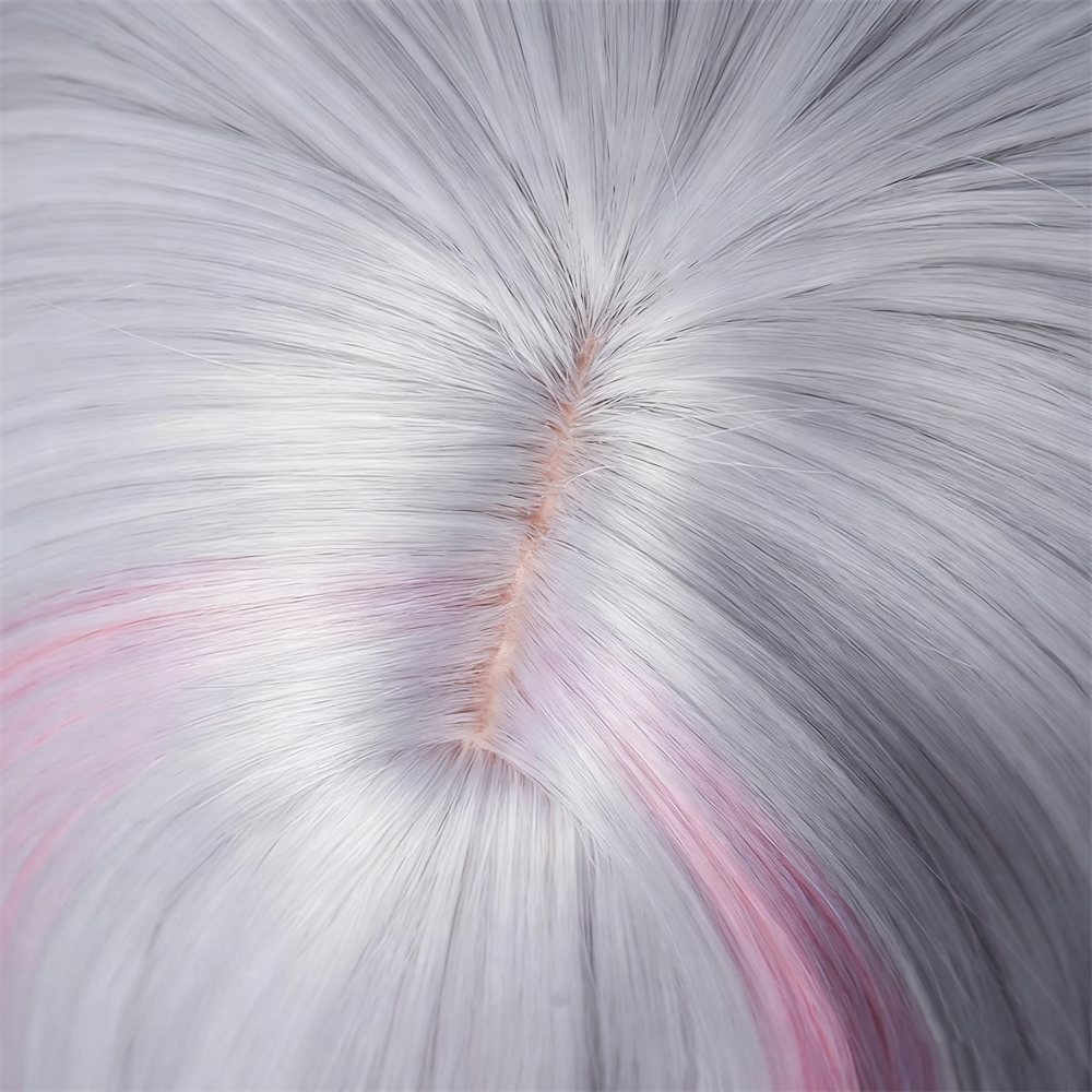 【In Stock】Game Wuthering Waves Cosplay Jinhsi Peach Blossom Cosplay Wig
