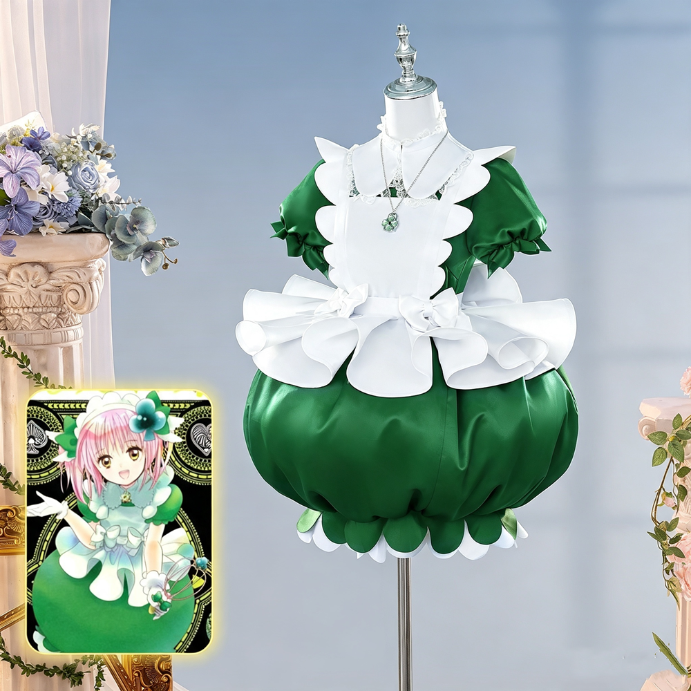 【In Stock】Anime Shugo Chara! Cosplay Amulet Clover Hinamori Amu Cosplay Costume Premium Edition