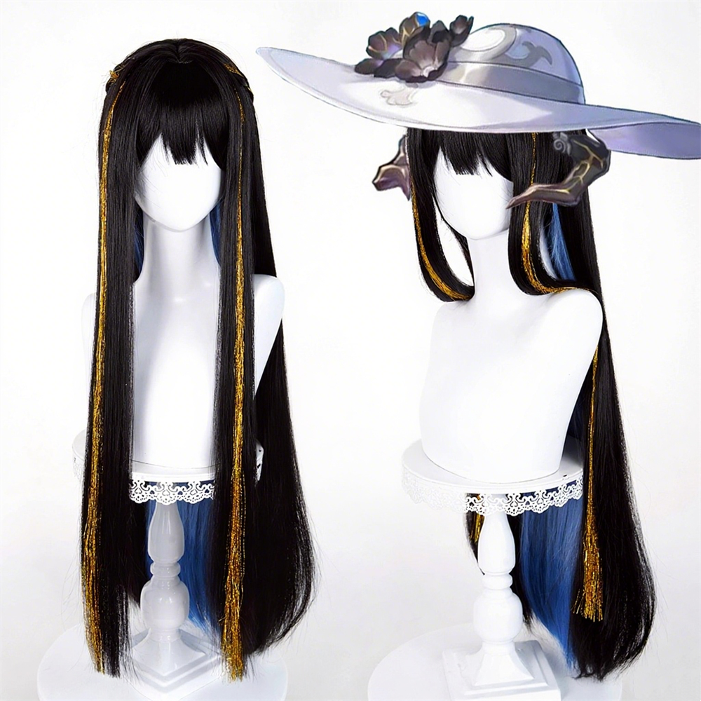 【In Stock】Game Honkai: Star Rail Cosplay Constance "The Dahlia" Cosplay Wig with Golden Hair
