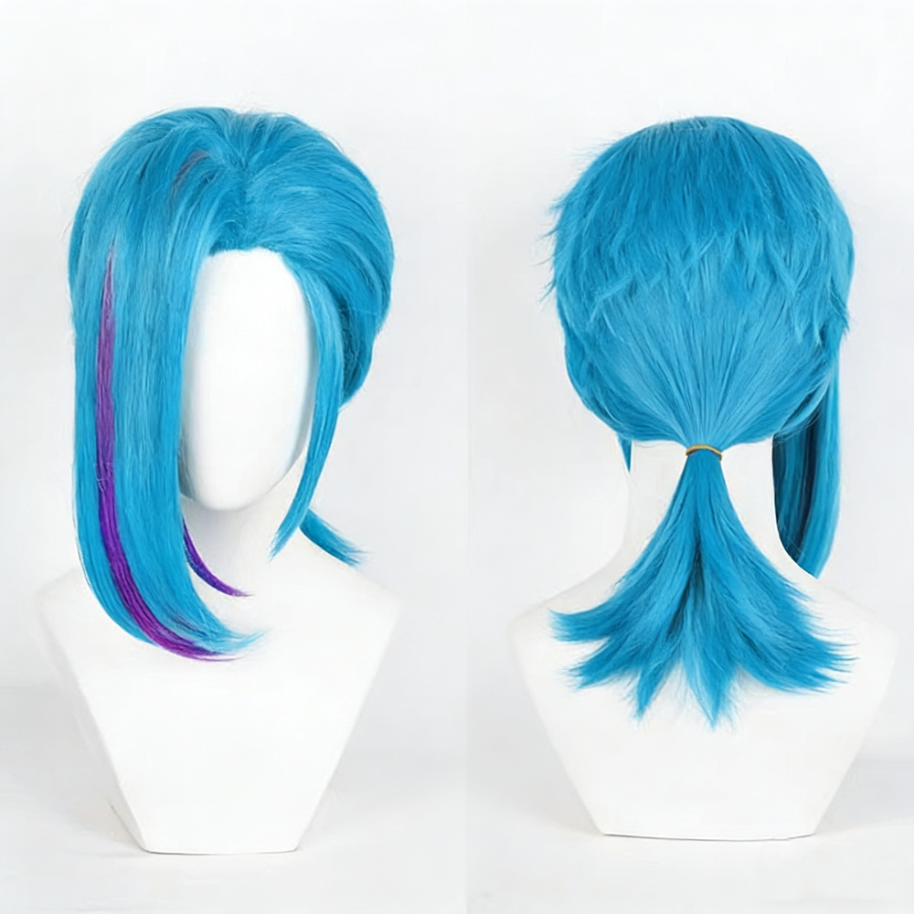 【In Stock】Game League of Legends Arcane 2 Cosplay Jinx Cosplay Wig