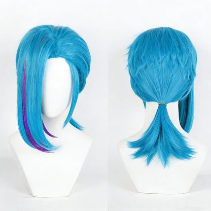 【In Stock】Game League of Legends Arcane 2 Cosplay Jinx Cosplay Wig