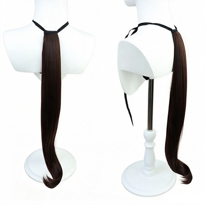 【In Stock】Game Umamusume:Pretty Derby Cosplay Dream‑Journey Snow‑White Dream Road white wedding Cosplay Wig With Ears and Tail