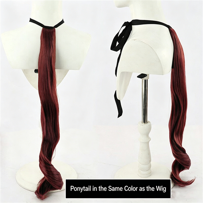 【In Stock】Game Umamusume:Pretty Derby Cosplay スペシャルウィーク Special Week Cosplay Wig Long Hair With Ears and Tail