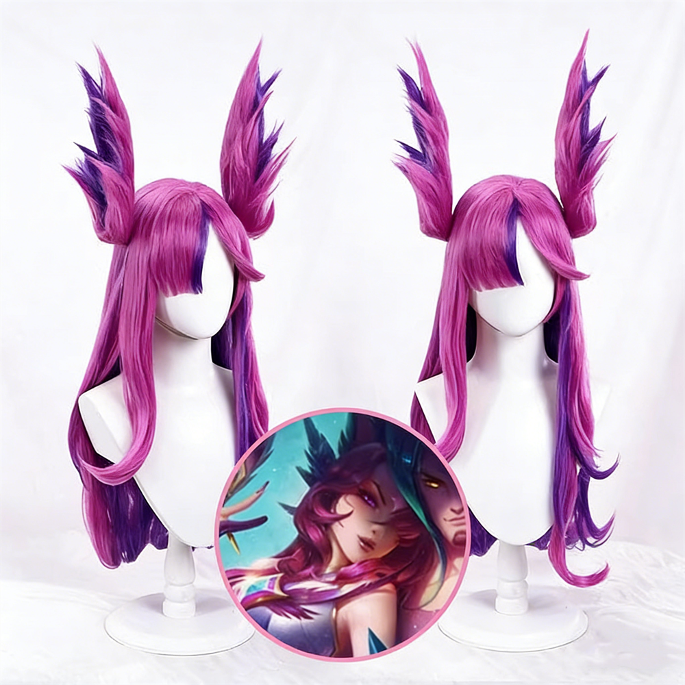 【In Stock】Game League of Legends Cosplay Xayah Cosplay Wig
