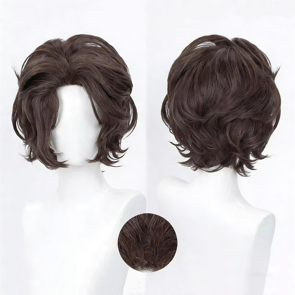【In Stock】Game Delta Force Cosplay Elie·de·Montbel Cosplay Wig