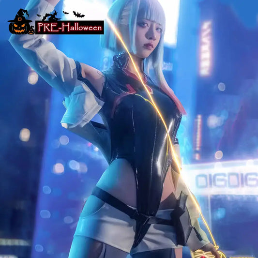 ⏰Flash Sale!!!💥【In Stock】Anime Cyberpunk: Edgerunners Cosplay Lucy Cosplay Costume - Cosplay Costumes