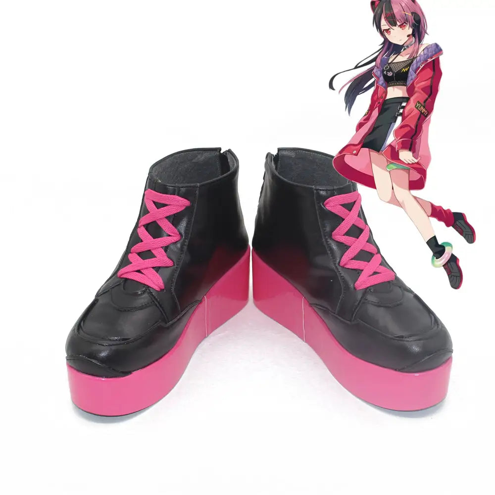 Game BanG Dream! Cosplay Sengoku Yuno Cosplay Shoes - Cosplay Shoes Boots