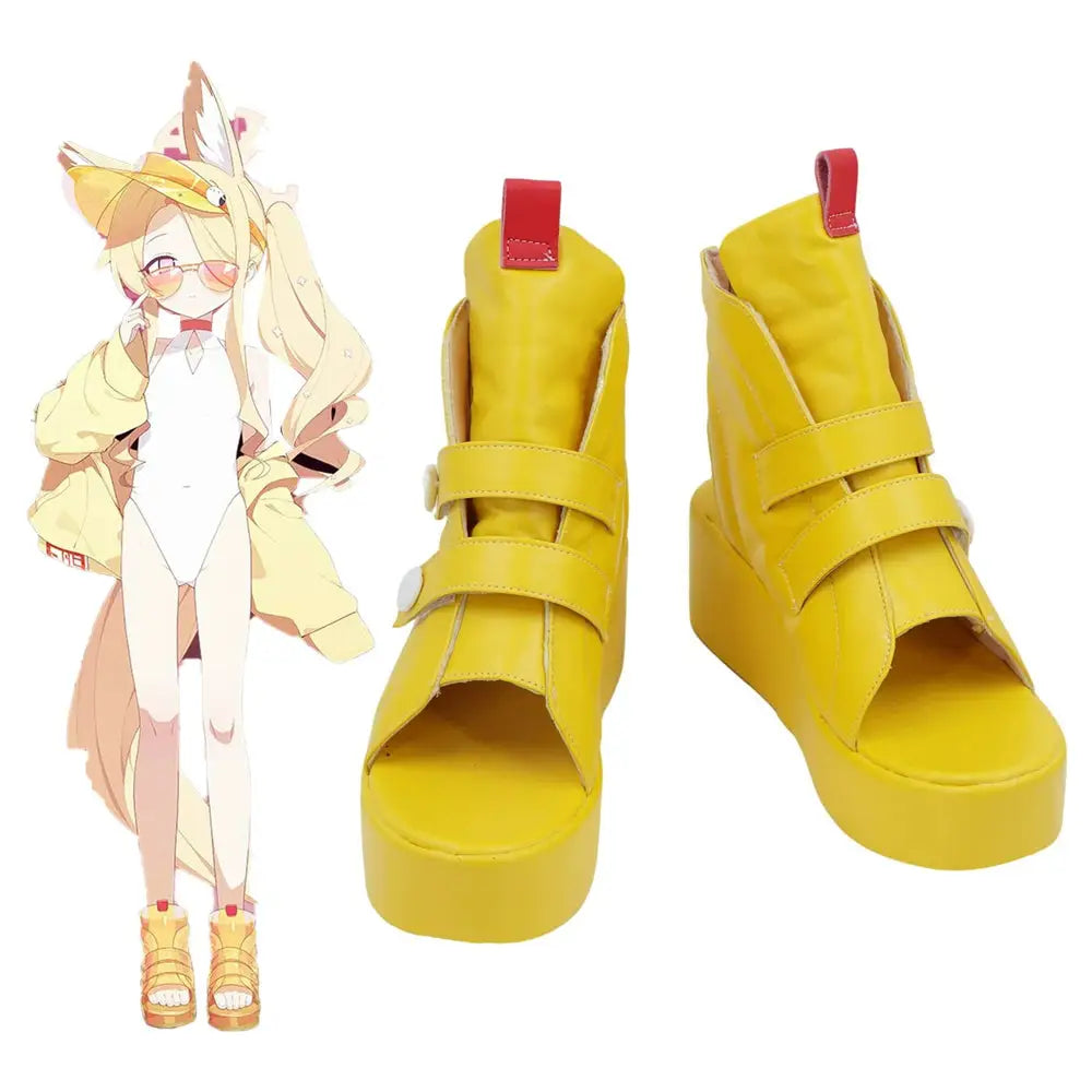 Game ブルーアーカイブ Blue Archive Cosplay Yurizono Seia Cosplay Shoes - Cosplay Shoes Boots