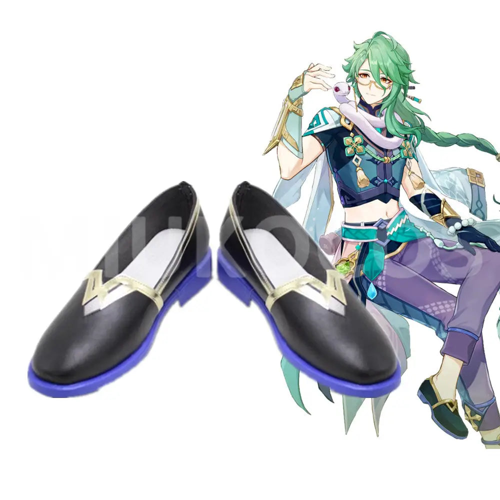 Game Genshin Impact Cosplay Baizhu Cosplay Shoes - Cosplay Shoes Boots