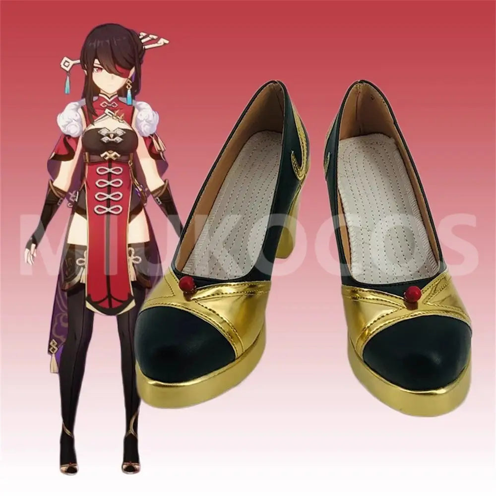 Game Genshin Impact Cosplay Beidou Cosplay Shoes - Cosplay Shoes Boots