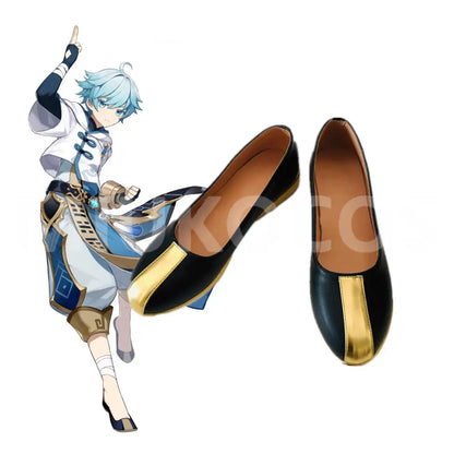 Game Genshin Impact Cosplay Chongyun Cosplay Shoes - Cosplay Shoes Boots