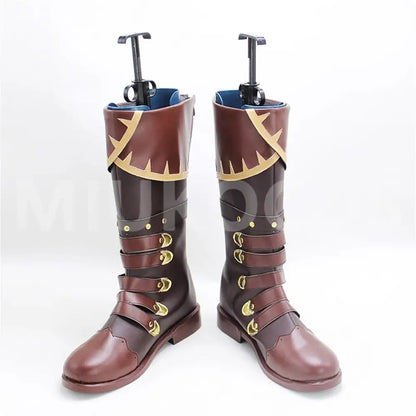 Game Genshin Impact Cosplay Diluc Cosplay Shoes - Cosplay Shoes Boots