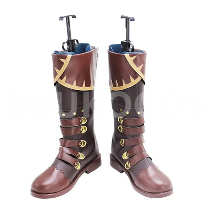 Game Genshin Impact Cosplay Diluc Cosplay Shoes - Cosplay Shoes Boots
