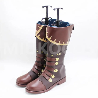 Game Genshin Impact Cosplay Diluc Cosplay Shoes - Cosplay Shoes Boots