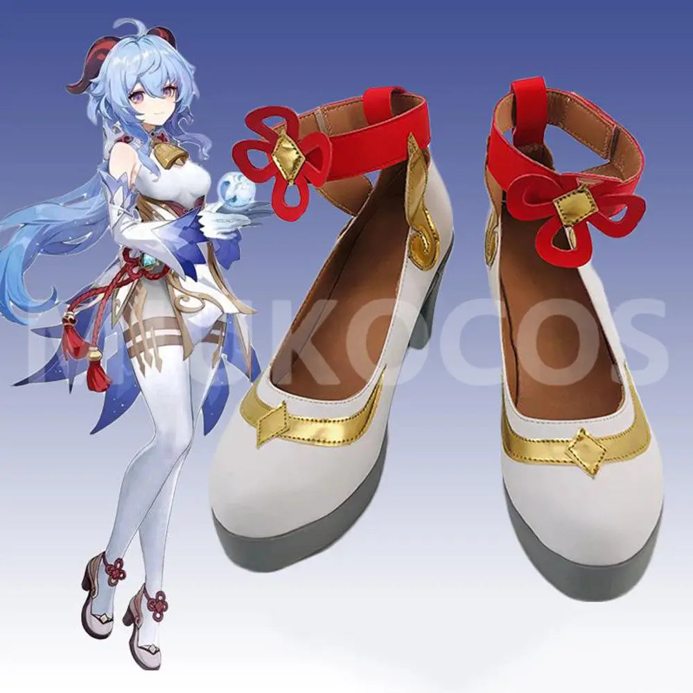 Game Genshin Impact Cosplay Ganyu Cosplay Shoes - Cosplay Shoes Boots