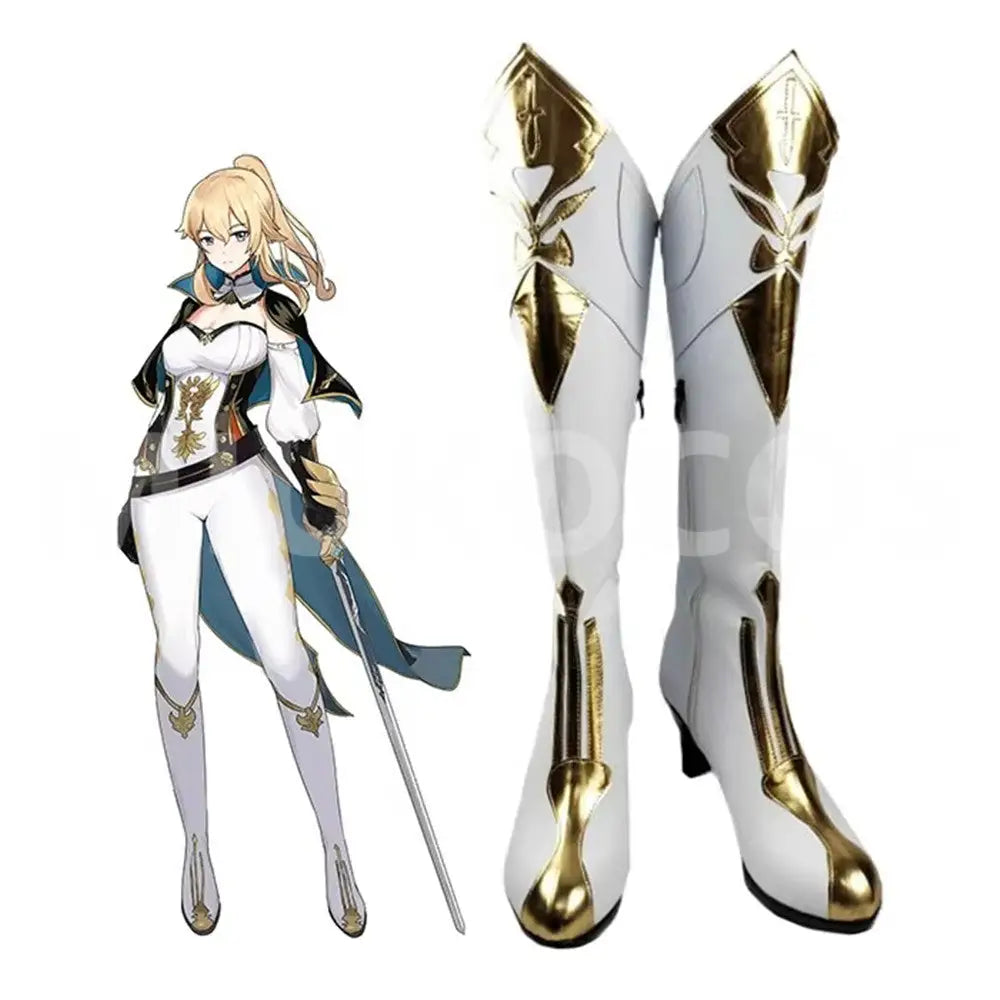 Game Genshin Impact Cosplay Jean Cosplay Shoes - Cosplay Shoes Boots