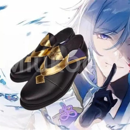 Game Genshin Impact Cosplay Kamisato Ayato Cosplay Shoes - Cosplay Shoes Boots