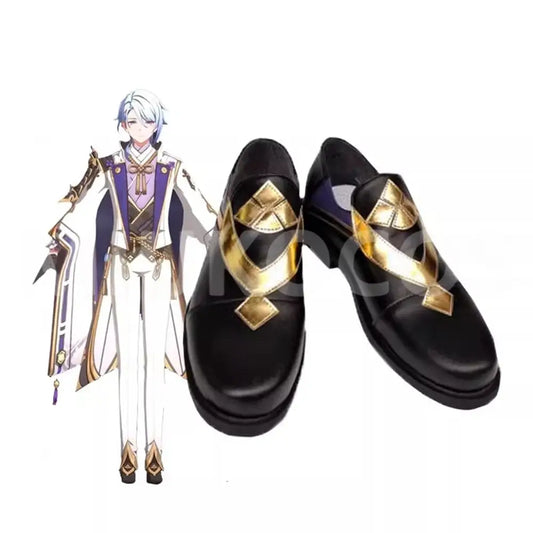 Game Genshin Impact Cosplay Kamisato Ayato Cosplay Shoes - Cosplay Shoes Boots