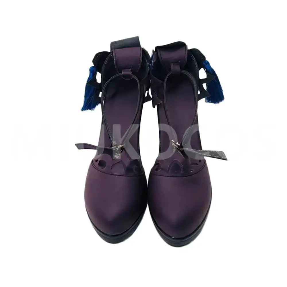 Game Genshin Impact Cosplay Keqing Cosplay Shoes - Cosplay Shoes Boots