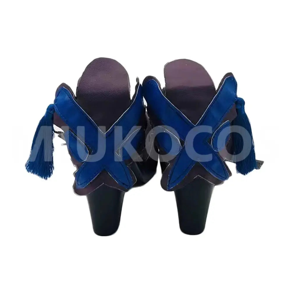 Game Genshin Impact Cosplay Keqing Cosplay Shoes - Cosplay Shoes Boots