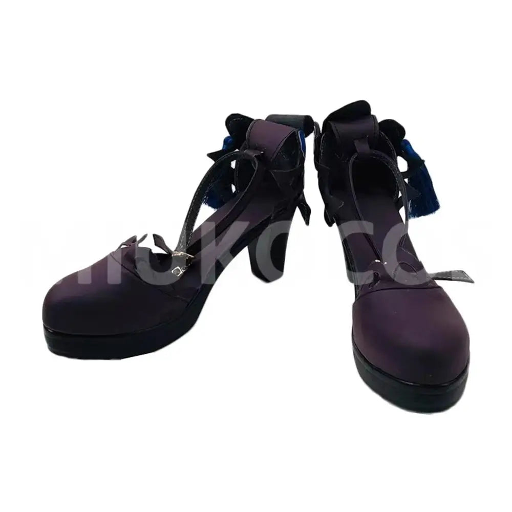Game Genshin Impact Cosplay Keqing Cosplay Shoes - Cosplay Shoes Boots