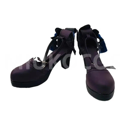 Game Genshin Impact Cosplay Keqing Cosplay Shoes - Cosplay Shoes Boots