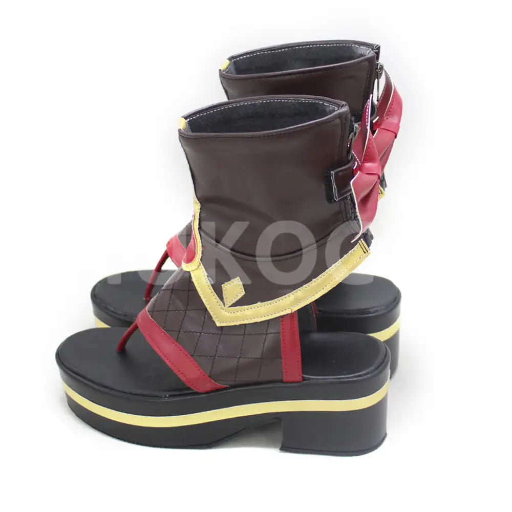 Game Genshin Impact Cosplay Kuki Shinobu Cosplay Shoes - Cosplay Shoes Boots