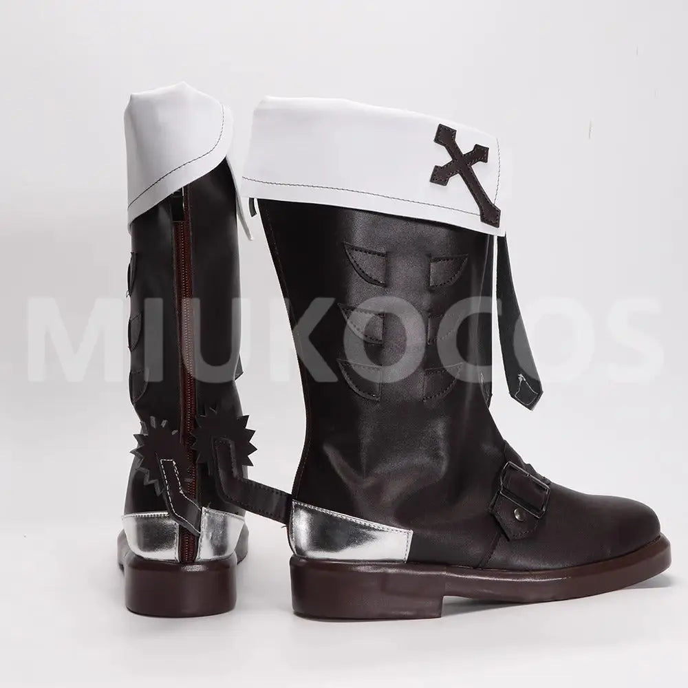 Game Genshin Impact Cosplay Mika Cosplay Shoes - Cosplay Shoes Boots