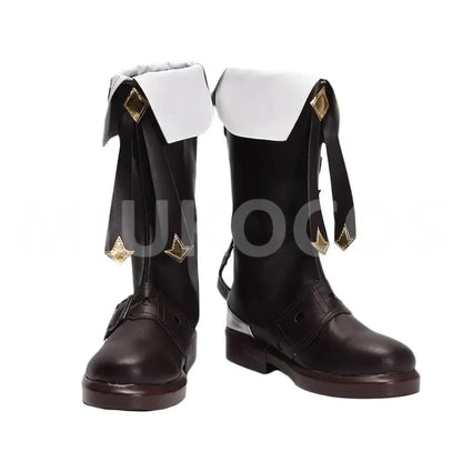 Game Genshin Impact Cosplay Mika Cosplay Shoes - Cosplay Shoes Boots