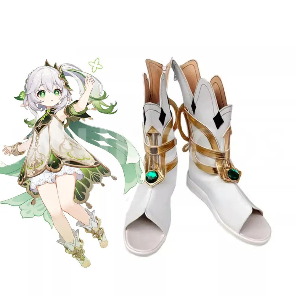 Game Genshin Impact Cosplay Nahida Cosplay Shoes - Cosplay Shoes Boots