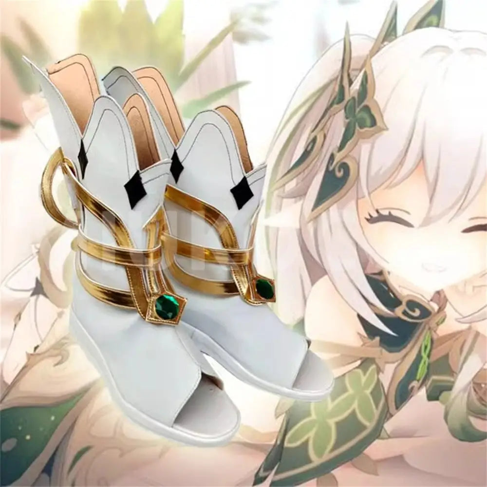 Game Genshin Impact Cosplay Nahida Cosplay Shoes - Cosplay Shoes Boots