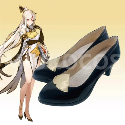 Game Genshin Impact Cosplay Ningguang Cosplay Shoes - Cosplay Shoes Boots