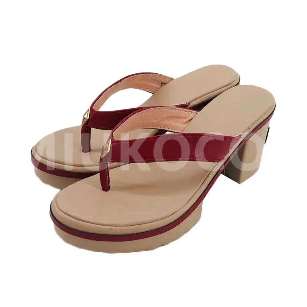 Game Genshin Impact Cosplay Raiden Shogun Cosplay Shoes - Cosplay Shoes Boots