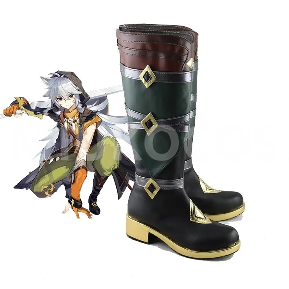 Game Genshin Impact Cosplay Razor Cosplay Shoes - Cosplay Shoes Boots
