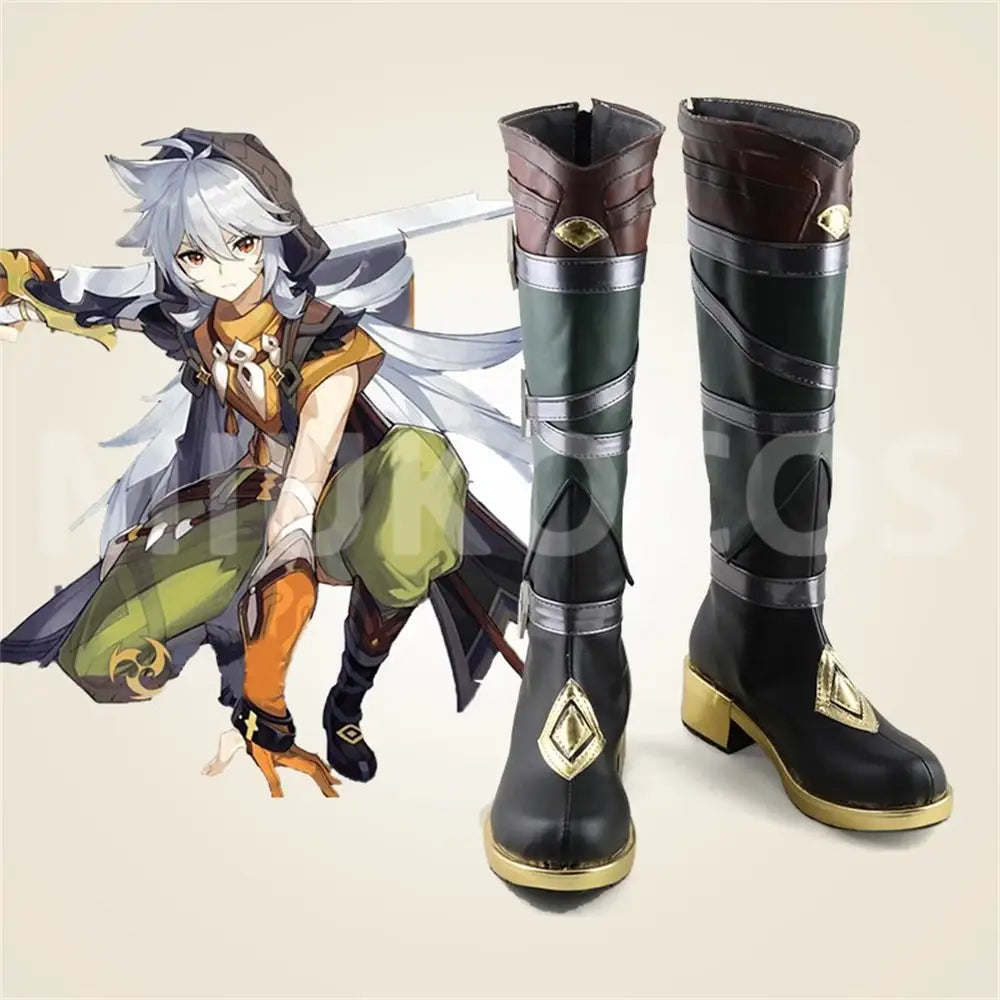 Game Genshin Impact Cosplay Razor Cosplay Shoes - Cosplay Shoes Boots