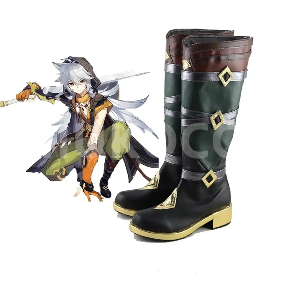 Game Genshin Impact Cosplay Razor Cosplay Shoes - Cosplay Shoes Boots