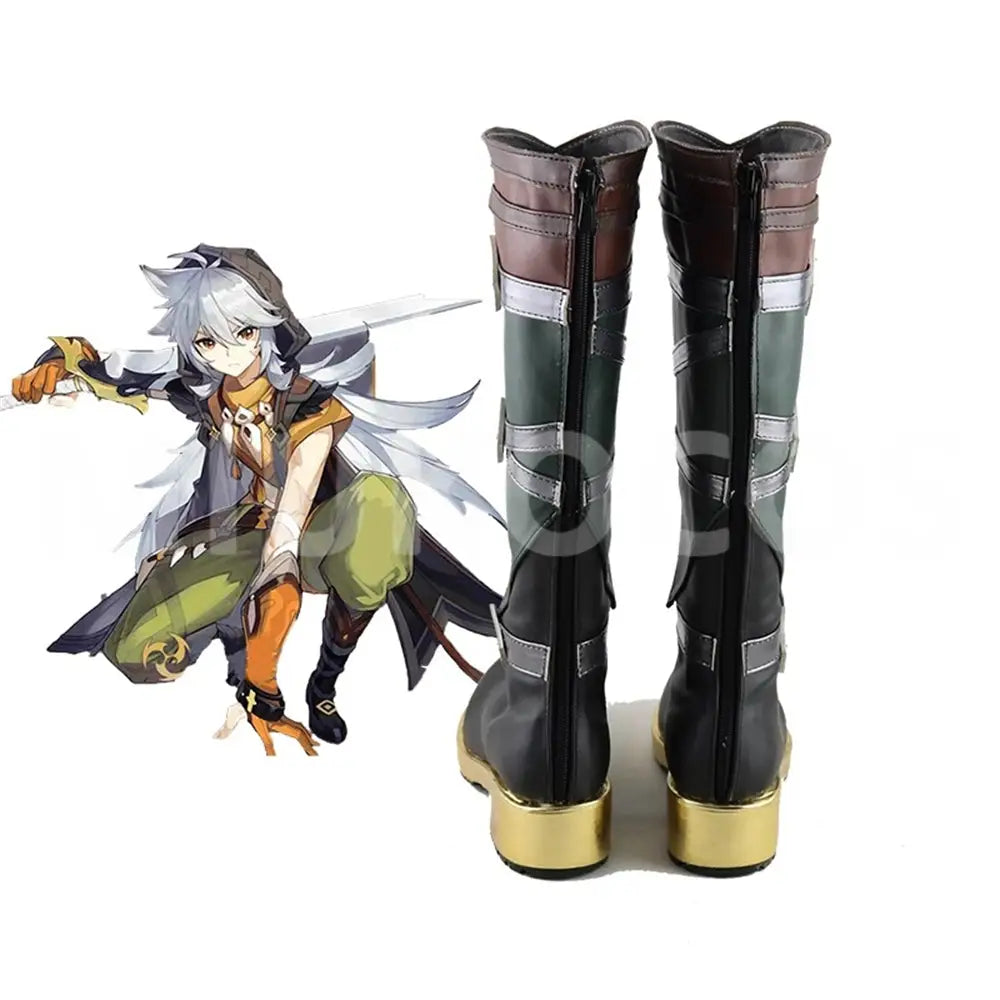 Game Genshin Impact Cosplay Razor Cosplay Shoes - Cosplay Shoes Boots