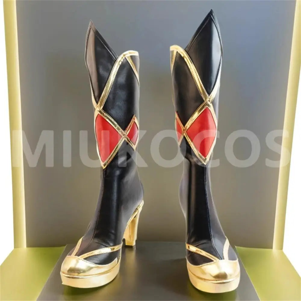 Game Genshin Impact Cosplay Rosaria Cosplay Shoes - Cosplay Shoes Boots