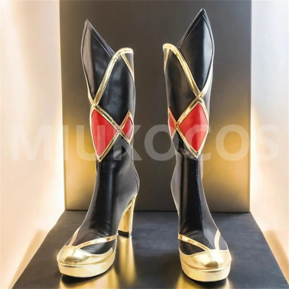 Game Genshin Impact Cosplay Rosaria Cosplay Shoes - Cosplay Shoes Boots