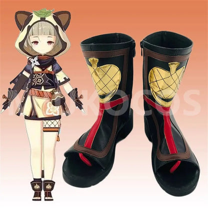 Game Genshin Impact Cosplay Sayu Cosplay Shoes - Cosplay Shoes Boots