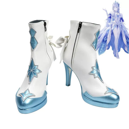 Game Genshin Impact Cosplay Tsaritsa Cosplay Wig - Cosplay Shoes Boots