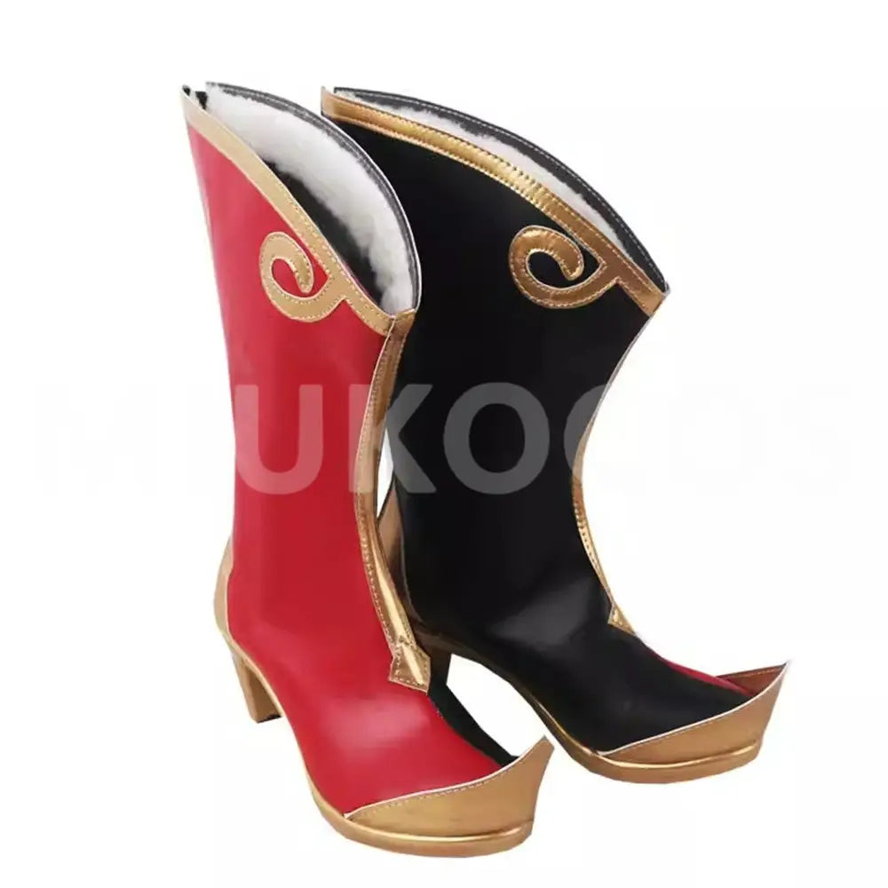 Game Genshin Impact Cosplay Yanfei Cosplay Shoes - Cosplay Shoes Boots